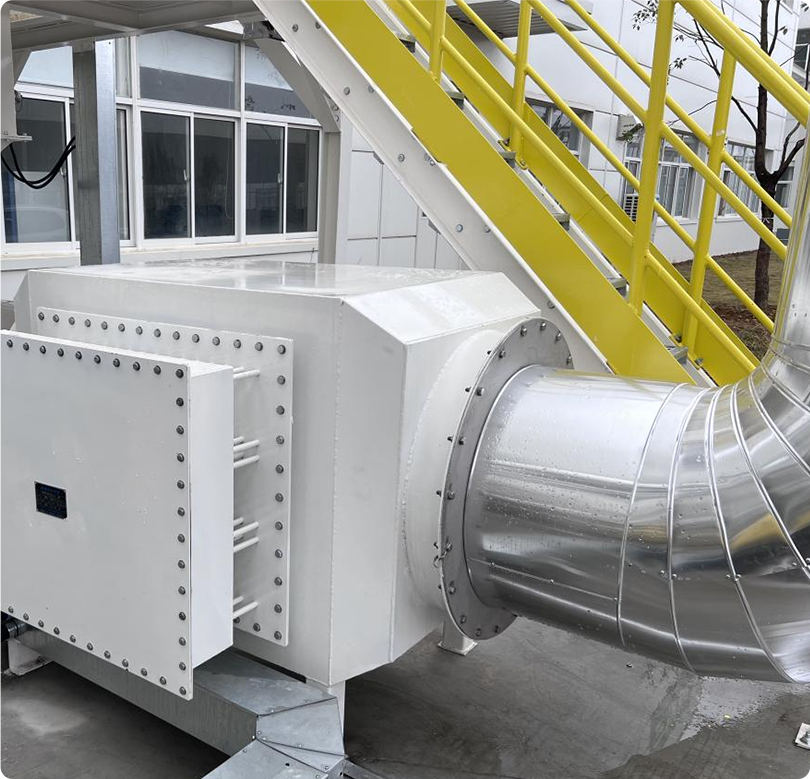 Catalytic combustion for waste gas treatment and heating
